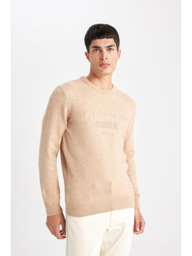 DEFACTO Relax Fit Crew Neck Knitwear Sweater