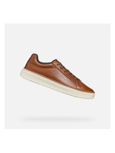 Brown men's sneakers Geox Zackerty - Men's