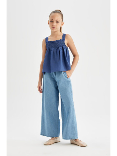 DEFACTO Girl's Wide Leg Jean Pants