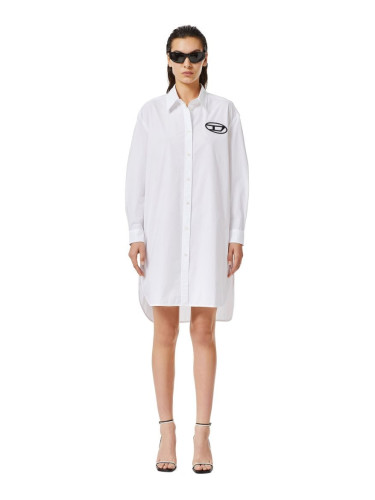 Diesel Dress - D-LUNAR-A DRESS white