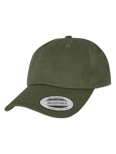 Low Profile Cotton Twill Olive Cap