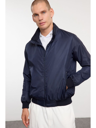 Trendyol Navy Blue Regular Fit Seasonal Jacket Coat