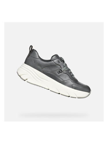 Dark grey women's sneakers Geox Diamanta - Women's