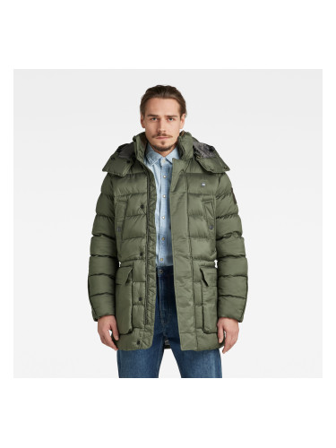 G-STAR Jacket - G-Whistler Pdd Hdd Parka Green