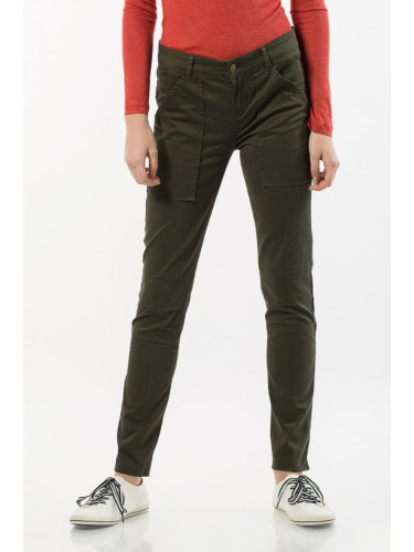 Trousers - Tommy Hilfiger SILVANA VENICE RW CARGO green