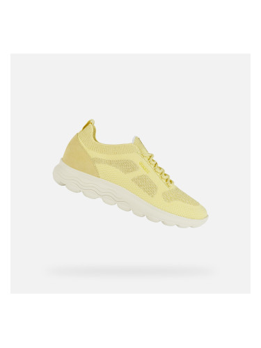 Yellow women's sneakers Geox Spherica - Women's