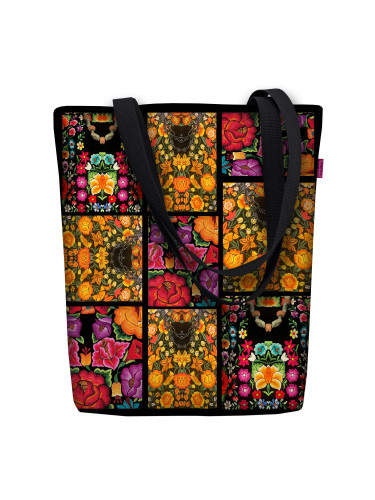 Bertoni Unisex's Canvas Bag Sunny Frida Flowers