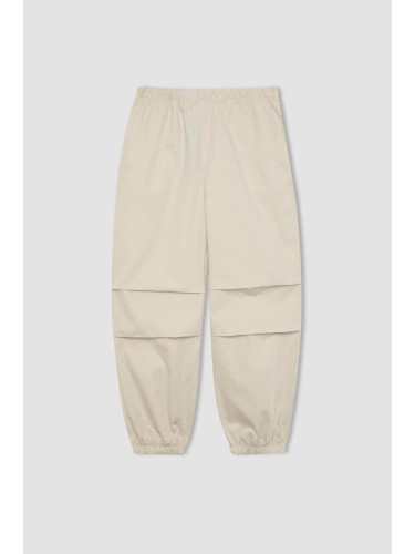 DEFACTO Girl's Parachute Cotton Trousers