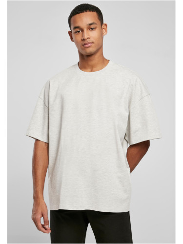Ultra heavy oversized t-shirt in light grey color