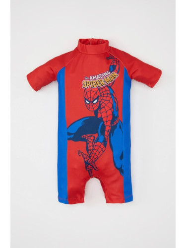 DEFACTO Boy's Marvel Comics Short Sleeve Swimsuit