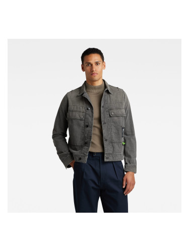 G-STAR Jacket - Utility Flap Pocket Jacket Grey