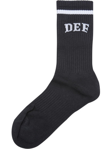 DEF College Socks Black
