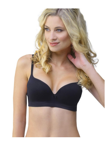 Women's bra Gina reinforced with underwire black