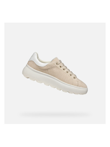 GEOX Beige women's sneakers Spherica ec4.1 - Women's