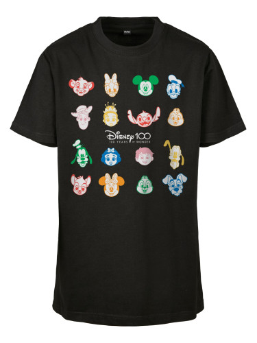 Disney 100 Faces Tee Kids T-Shirt Black