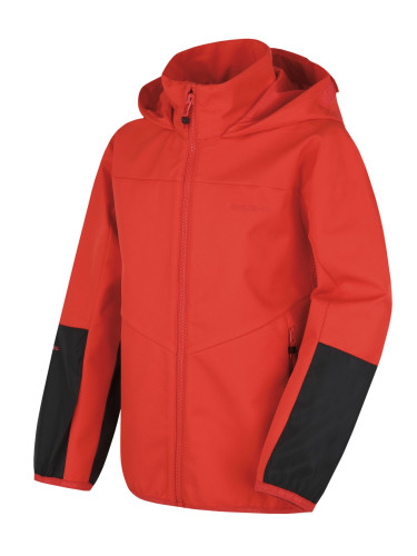 Children's softshell jacket HUSKY Sonny K red