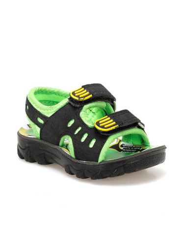 Polaris  91.510241.b Black Baby Boy Sandals