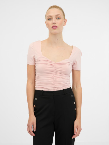 Orsay Light Pink Women's Short Sleeve T-Shirt - Women's