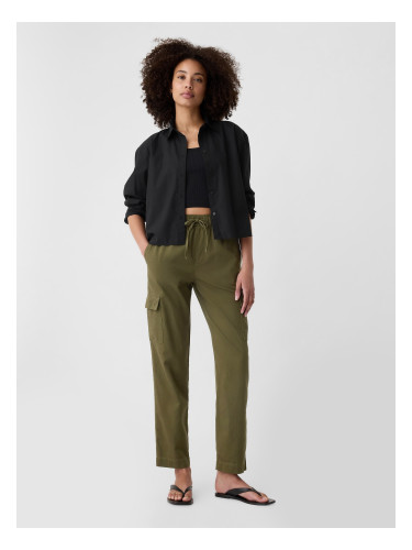 GAP Trousers with Pockets Mid Rise Easy Cargo - Ladies