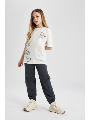 DEFACTO Girl's Cargo Jogger Sweatpants