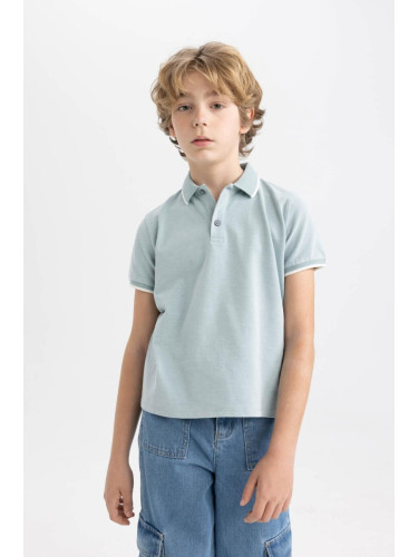 DEFACTO Boy's Short Sleeve Polo T-Shirt