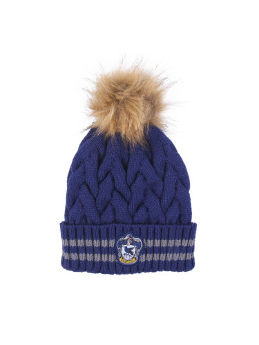 HAT TRICOT POM POM HARRY POTTER RAVENCLAW