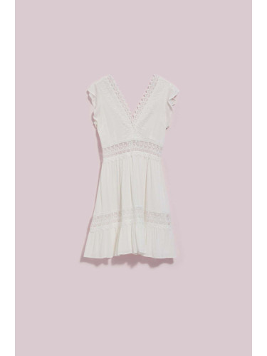 WOMEN'S DRESS L-SU-4045 WHITE