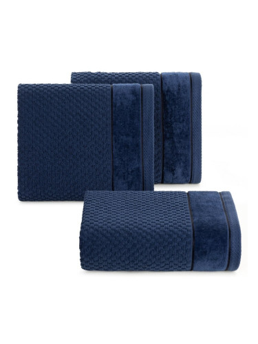 Eurofirany Unisex's Towel 427522 Navy Blue