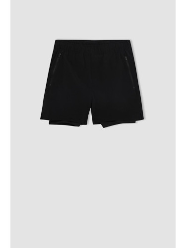 DeFactoFit Slim Fit Athlete Woven Shorts