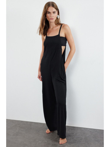 Trendyol Black Woven Overalls