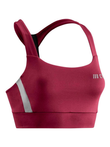 Women's bra CEP Cardio Cherry