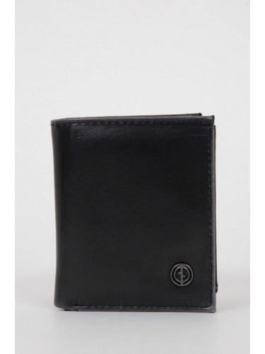 DEFACTO Men's Faux Leather Wallet