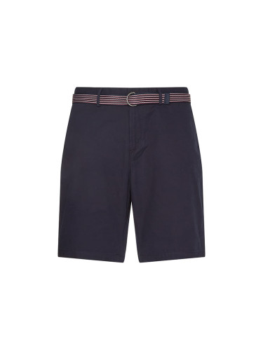 Tommy Hilfiger Shorts - HARLEM SHORT L.TWILL BELT blue