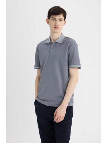 DEFACTO New Regular Fit Short Sleeve Polo Basic T-Shirt