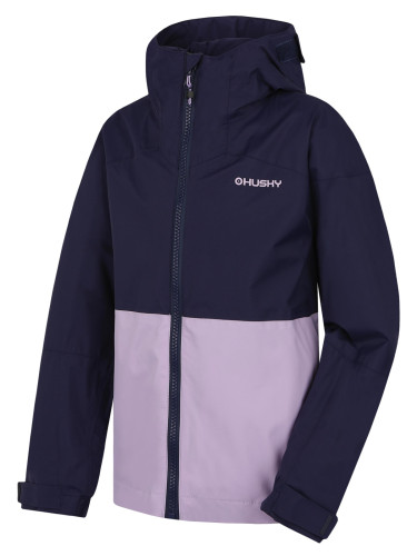 HUSKY Nicker K purple children's hardshell jacket