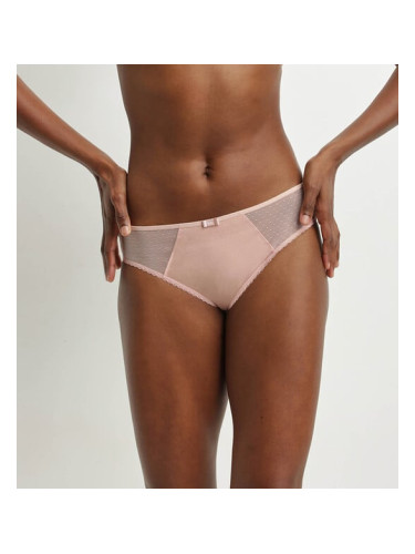 DIM GENEROUS COTTON BIO SLIP - Women's Organic Cotton Panties - Light Pink