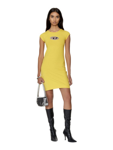 Diesel Dress - D-ANGIEL DRESS yellow