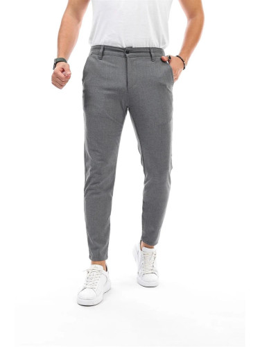 34895 Dewberry Ids Lycra Mens Trousers-GREY