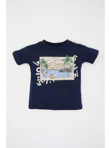 DEFACTO Baby Boy Printed Short Sleeve T-Shirt