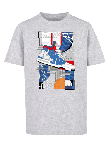 Children's T-shirt Sneaker Collage heather gray