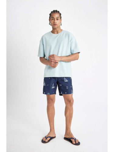 DEFACTO Regular Fit Patterned Swim Shorts