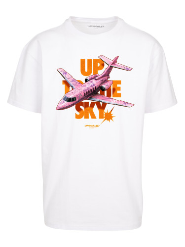 Up to the Sky Oversize Tee white