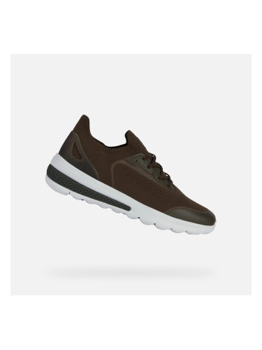 Khaki men's sneakers Geox Spherica actif - Men's