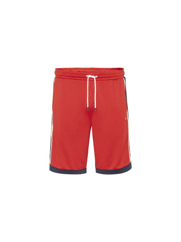 Tommy Jeans Shorts - TJM MESH BASKETBALL SHORT red