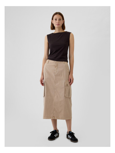 GAP Midi Skirt with Pockets Utility Cargo - Ladies
