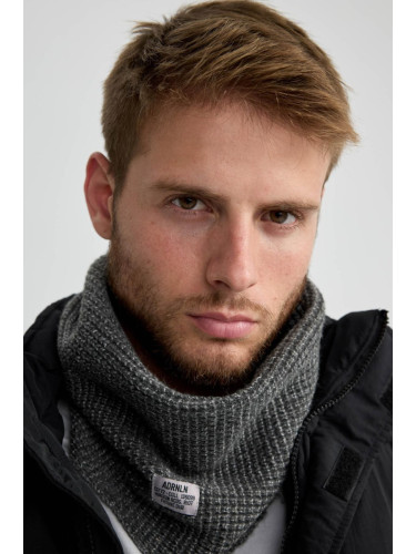 DEFACTO Men's Waffle Scarf