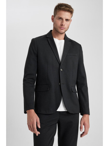 DEFACTO Modern Fit Jacket Collar Button Closure Blazer Jacket