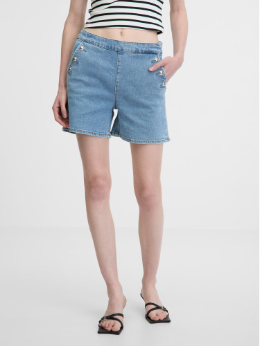 Orsay Light Blue Women's Denim Shorts - Women's