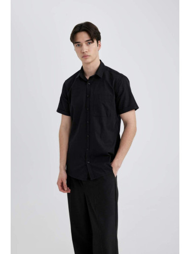 DEFACTO Slim Fit Basic Short Sleeve Shirt