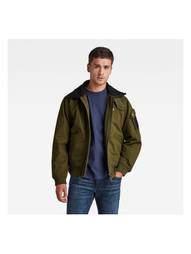 G-STAR Jacket - Famous brushed hb r o green